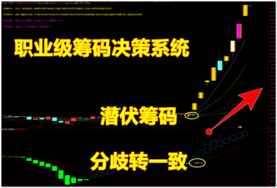 【筹码决策系统】通达信筹码决策主副图选股指标，胜率高 源码